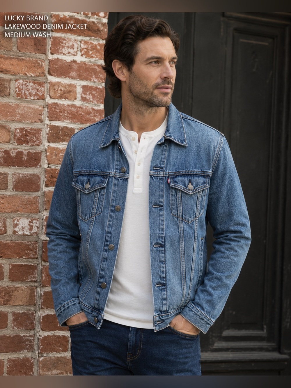 Lucky Brand Men’s Lakewood Denim Jacket - Medium Wash